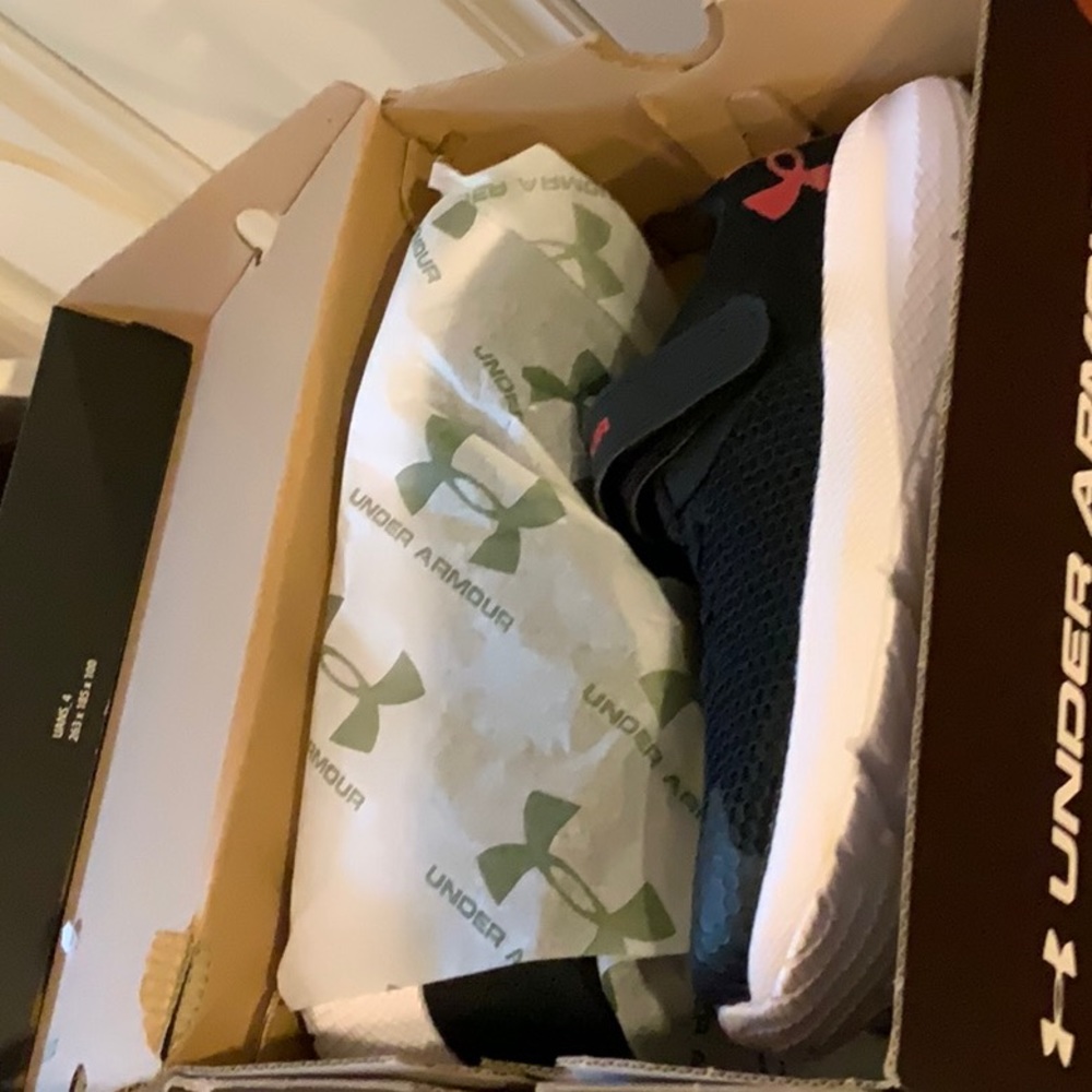 New kids under armor sneakers